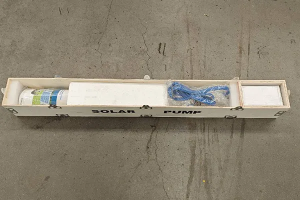 1-Solar water pump delivery packaging