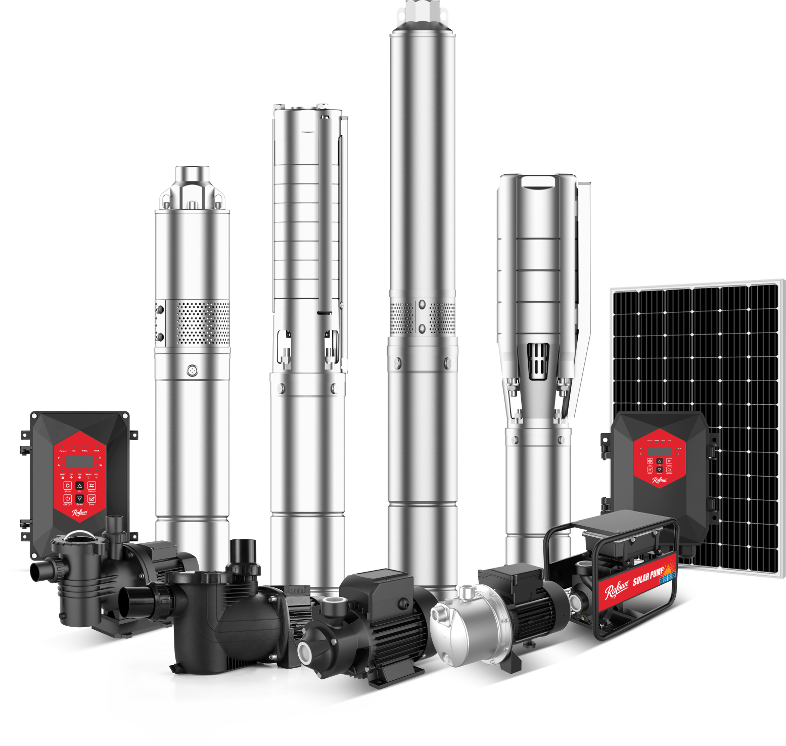 A high-quality permanent magnet solar water pump