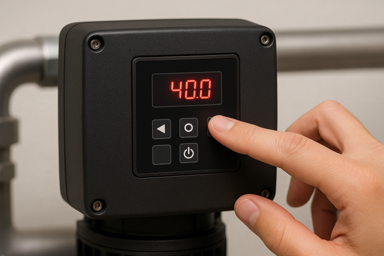 How to adjust water pump pressure