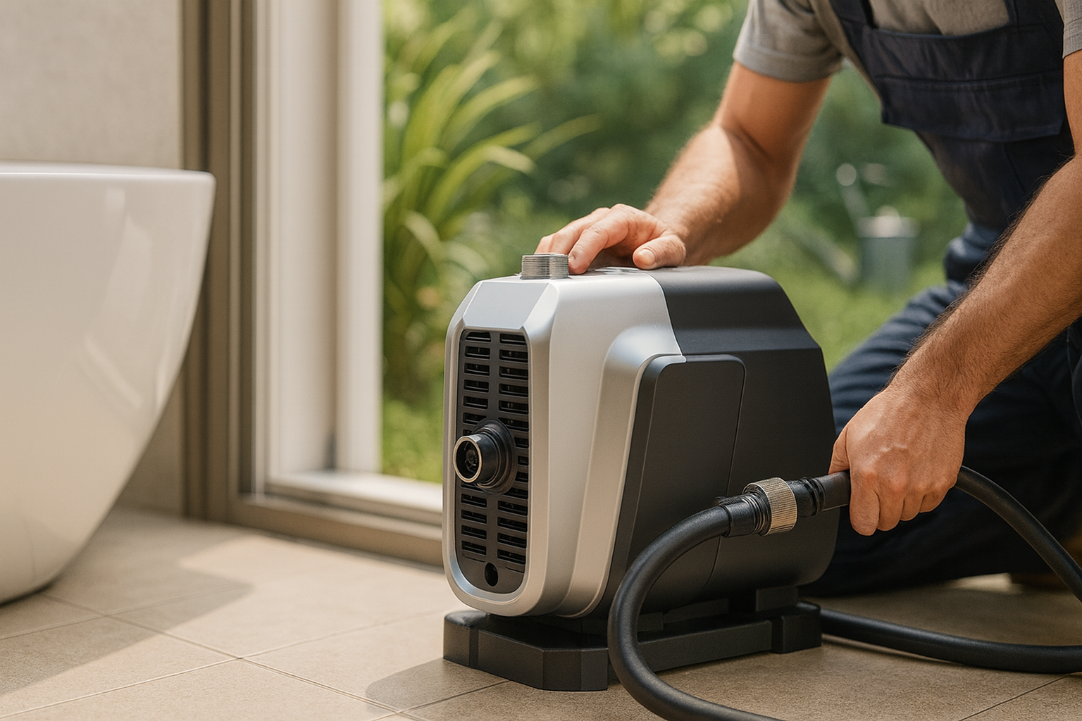 VFD Booster Pump in a modern home