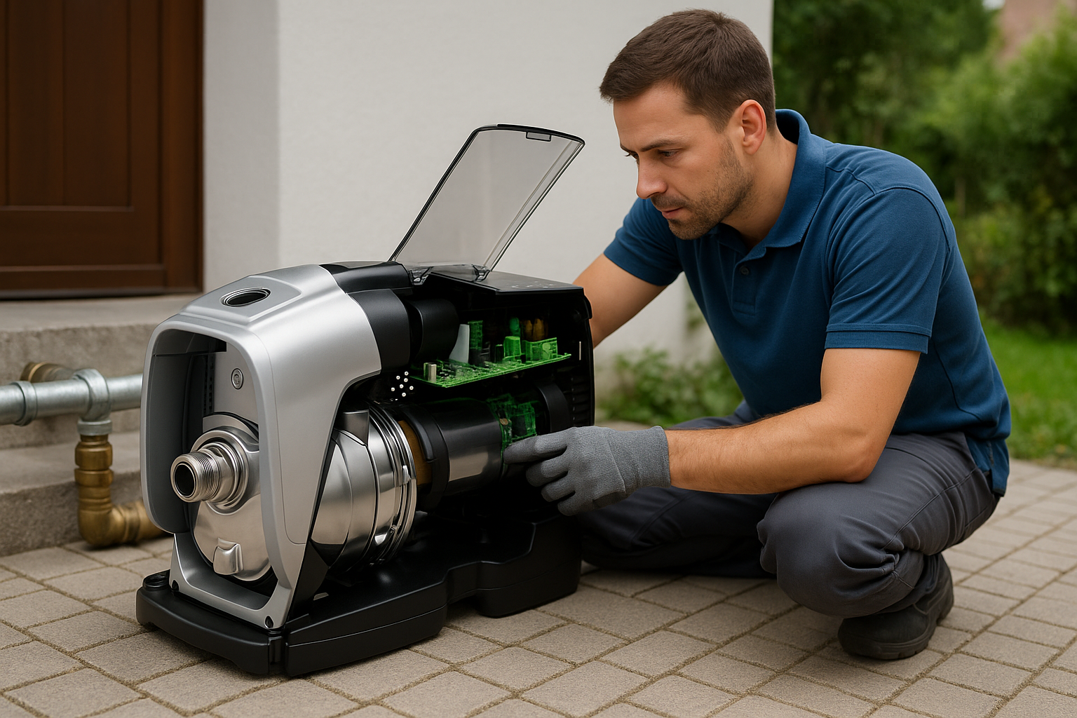 A side-by-side comparison of the Grundfos SCALA2 and a RAFSUN RUC type pump
