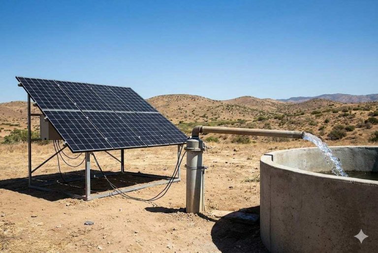 How High Can a Solar Pump Push Water - High-Head Performance of RAFSUN Solar Pumps