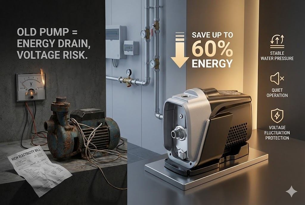 Rising Energy Costs and VFD Pump Demand A graph showing rising global electricity prices