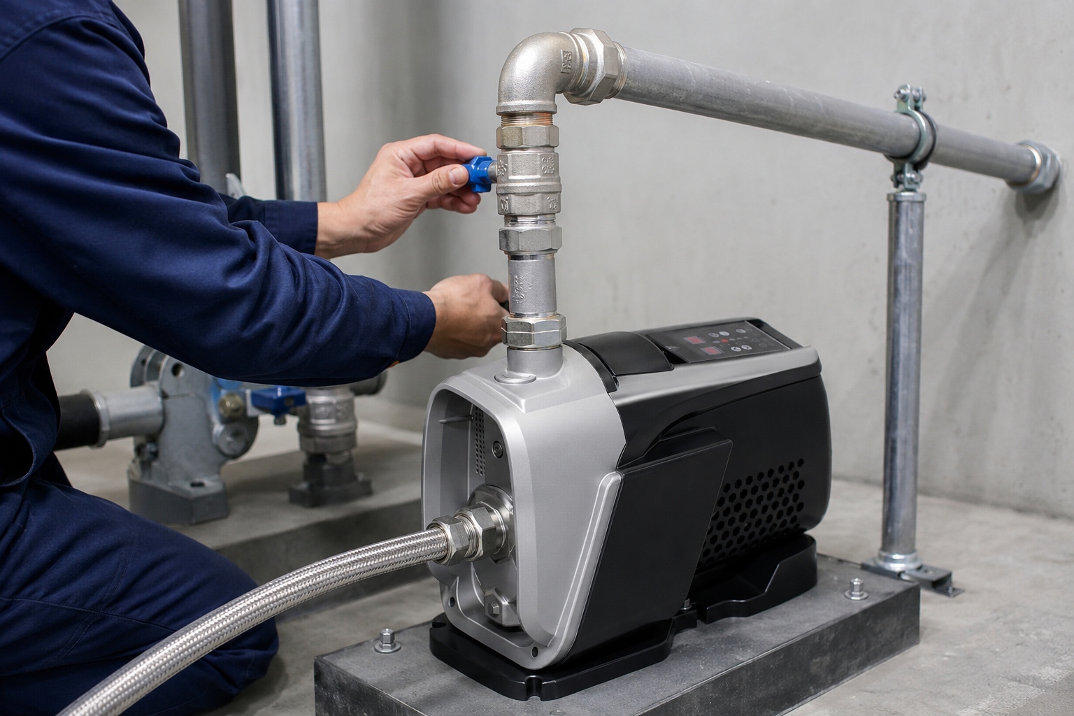 A variety of industrial pumps